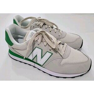 NWOB New Balance 500 Women's 9-9.5D Men's 7.5-8D Beige Green Running Sneakers